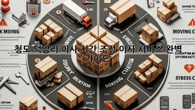 청도 덕암리 이사 시간 조정, 이사 서비스 완벽 가이드!